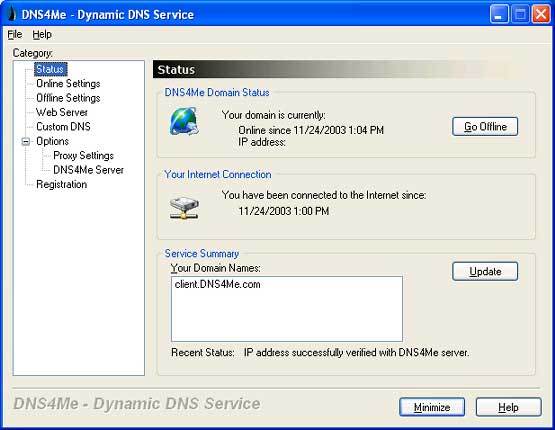 DNS4Me Screenshot
